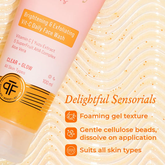 Brightening & Exfoliating Vitamin C Face Wash ( All Skin Types )