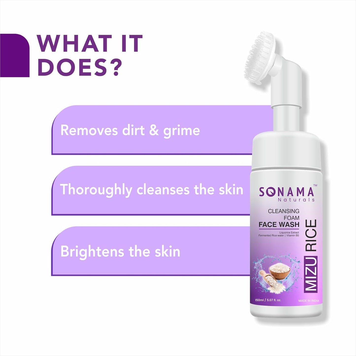 Sonama 4 In 1 Face Combo ( Mizu Rice )