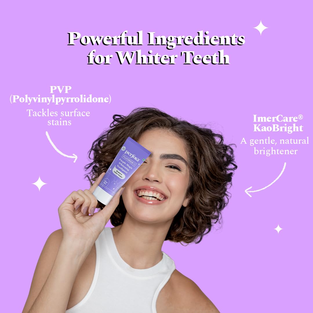 Purple Whitening Toothpaste-125g I v34 Colour Corrector For Teeth