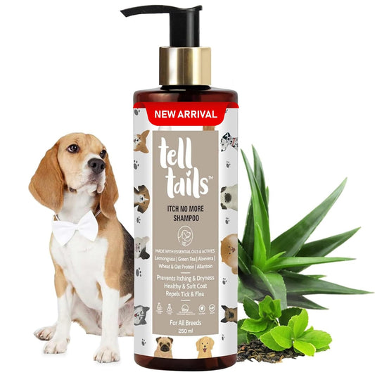 Itch No More Dog Shampoo I All Breeds | 250ml Prevents Itching & Removes Ticks & Fleas