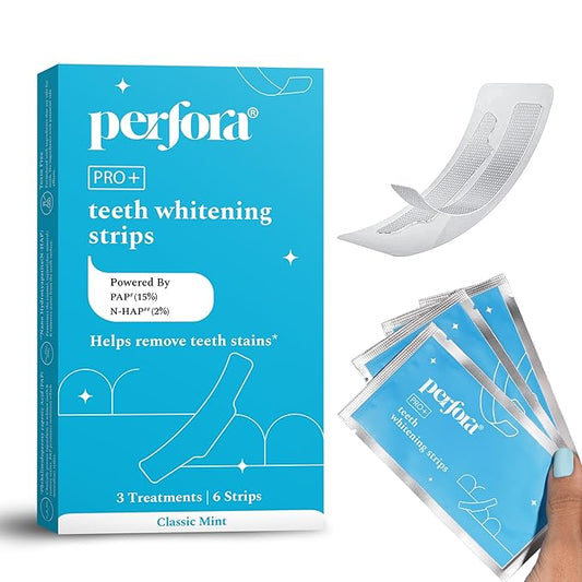 Perfora Teeth Whitening Strips - Pack of 3 Treatments (6 Strips)