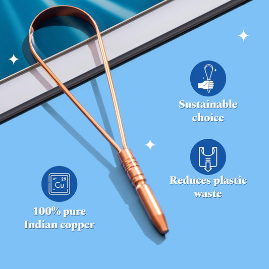 Perfora Copper Tongue Cleaner for Men and Women