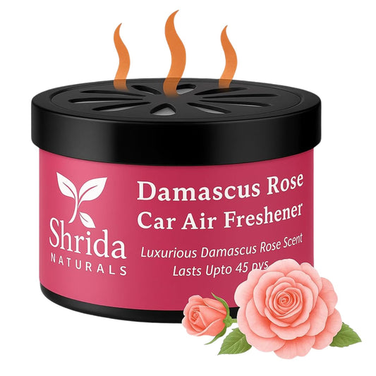 Damascus Rose Car Air Freshener Car Perfume Gel, 60g
