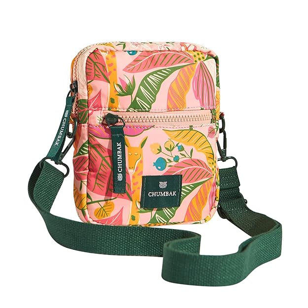 Chumbak Mini Resort Crossbody Bag| Phone Sling Bag for Women and Girls| Crossbody Pocket Purse Bag| Adjustable Strap | Mini Makeup Pouch