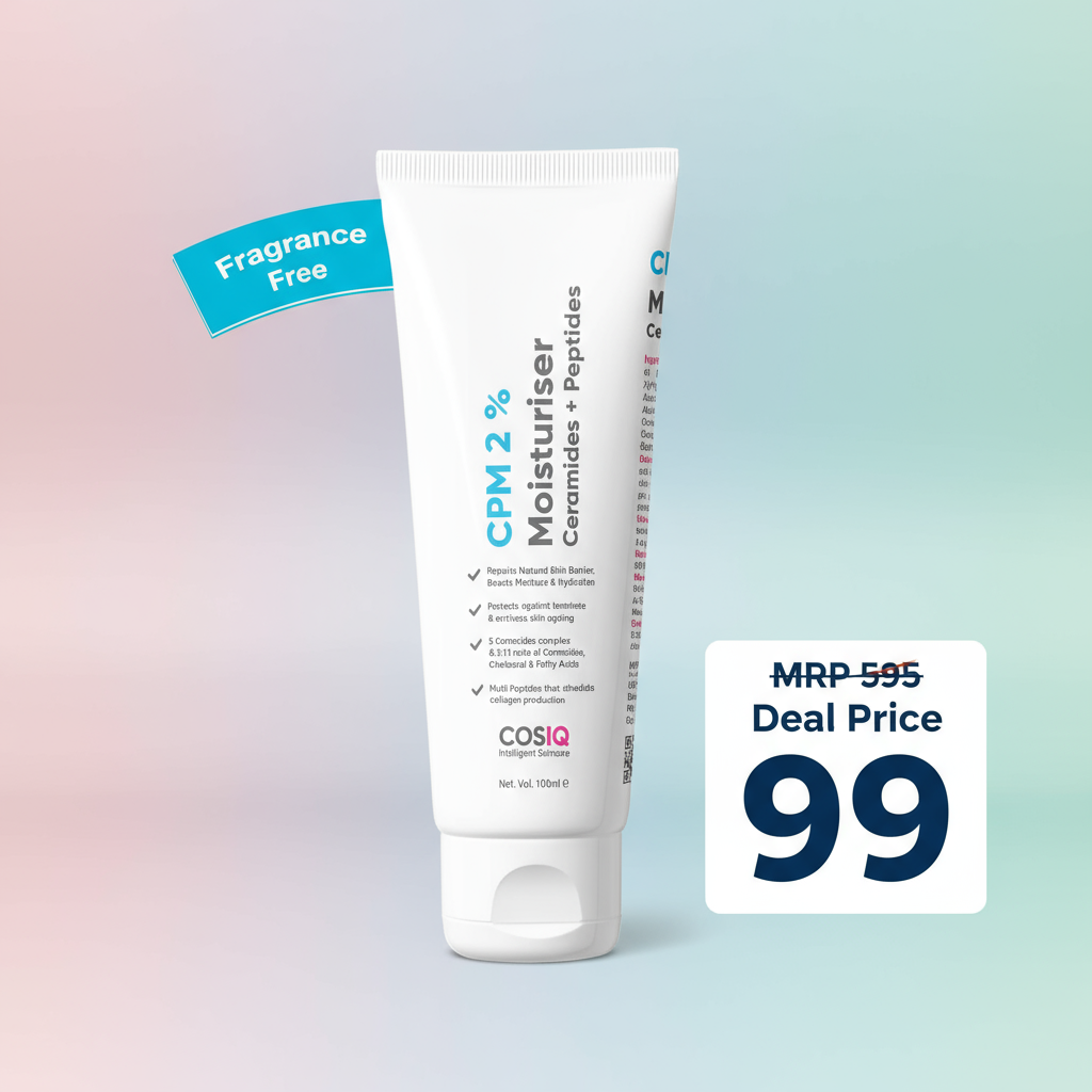 Cos-IQ CPM 2% Ceramides & Peptides Moisturizer (100ml)