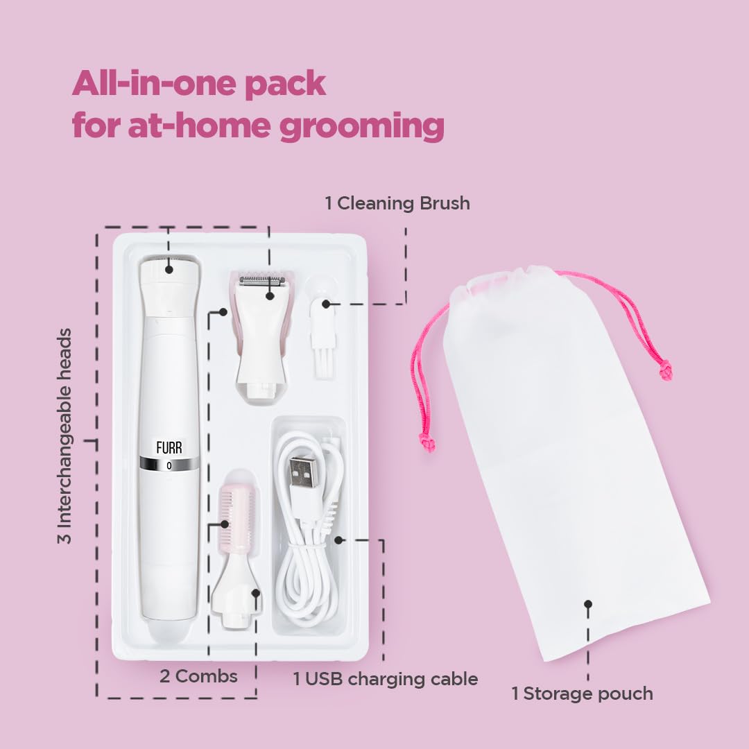 Furr Women Rechargeable Multipurpose Trimmer (1 Year Warranty)