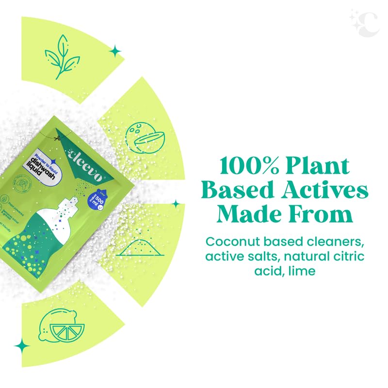 Cleevo Liquid Dishwash Gel - 2 Litre Refill Pack