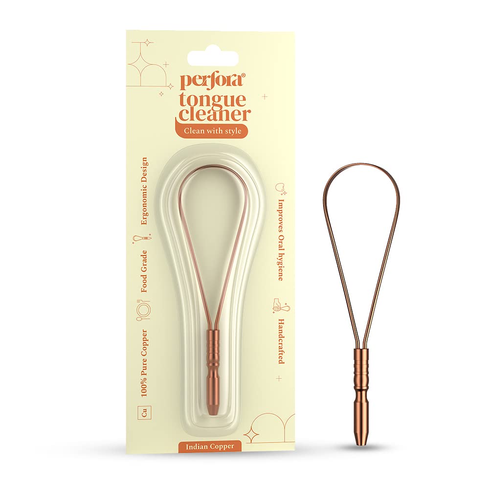 Perfora Copper Tongue Cleaner for Men and Women