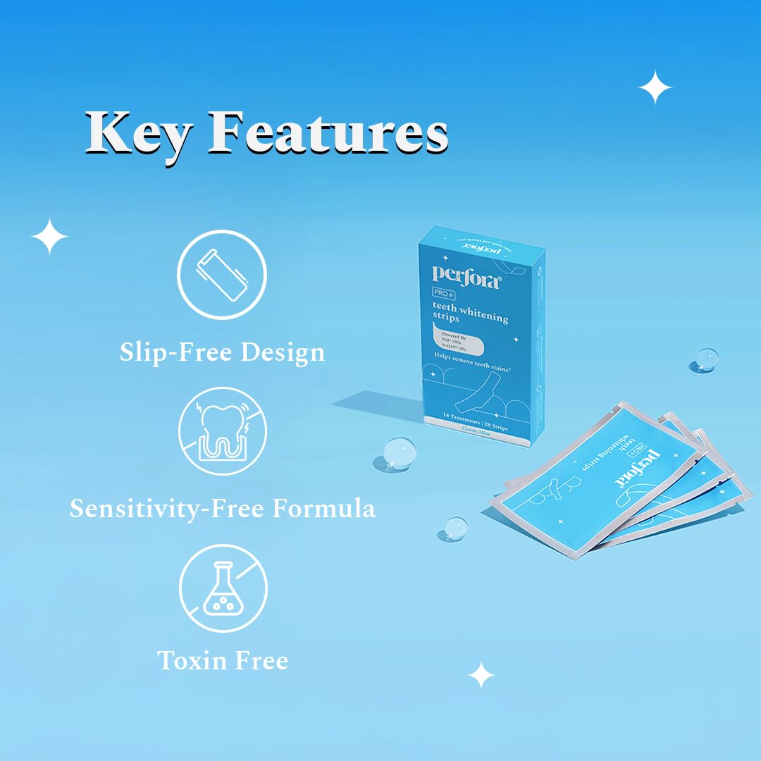 Perfora Teeth Whitening Strips - Pack of 3 Treatments (6 Strips)