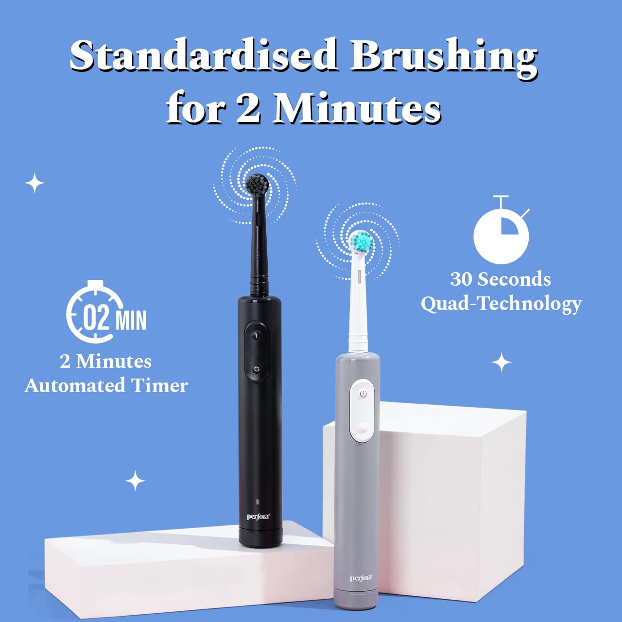 Perfora PRO Oscillating Electric Toothbrush| 2 Year Warranty | Free 3 Sample TP