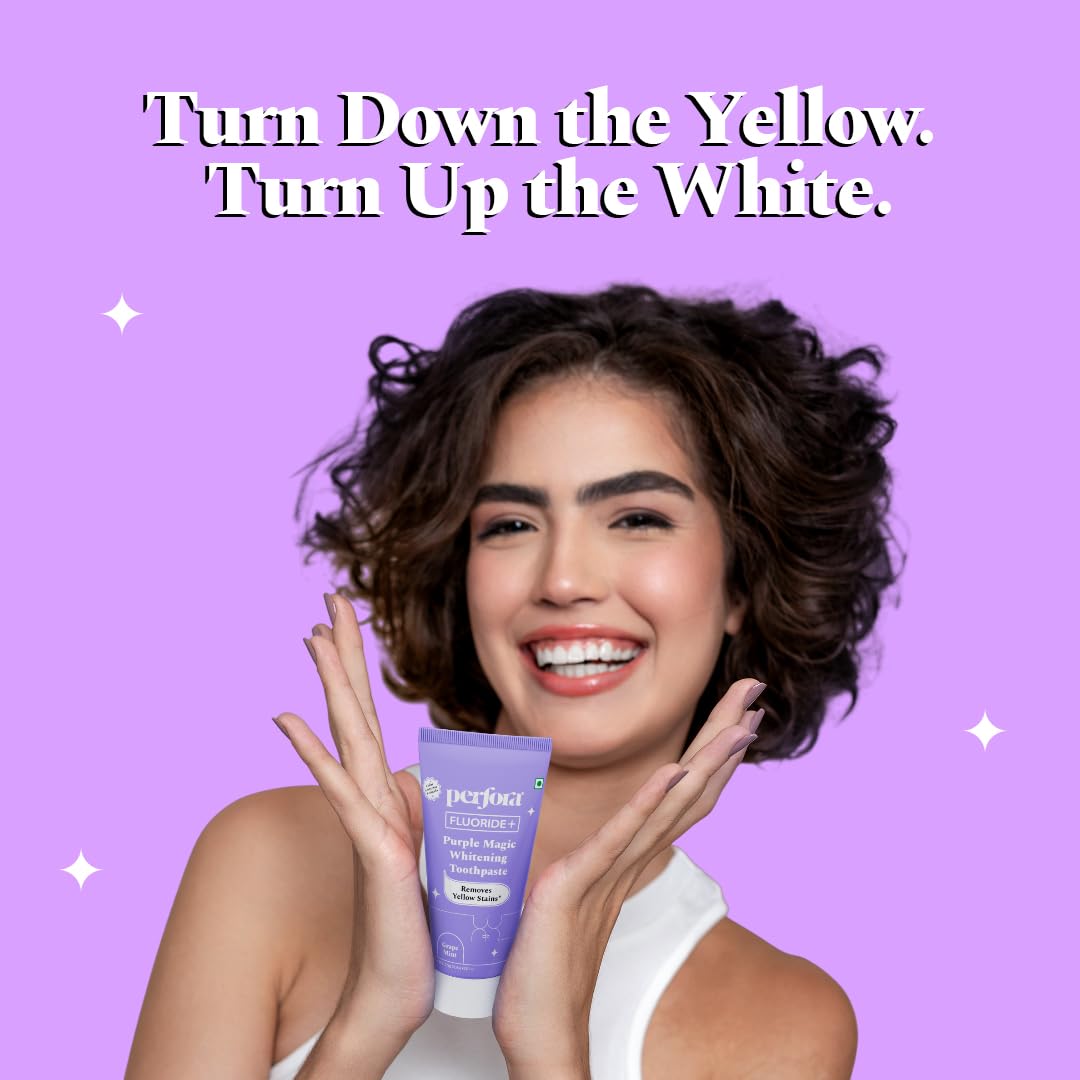 Purple Whitening Toothpaste-125g I v34 Colour Corrector For Teeth