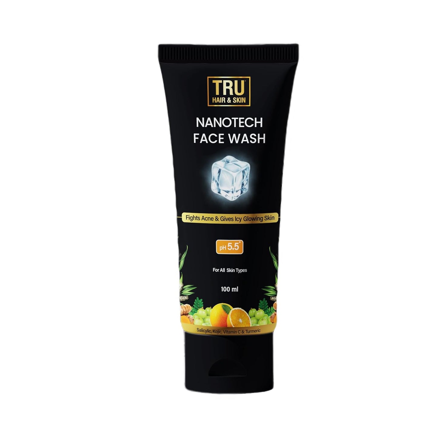 Tru Hair & Skin Nanotechnology Facewash with 2% Salicylic Acid and Tea Tree-100ml