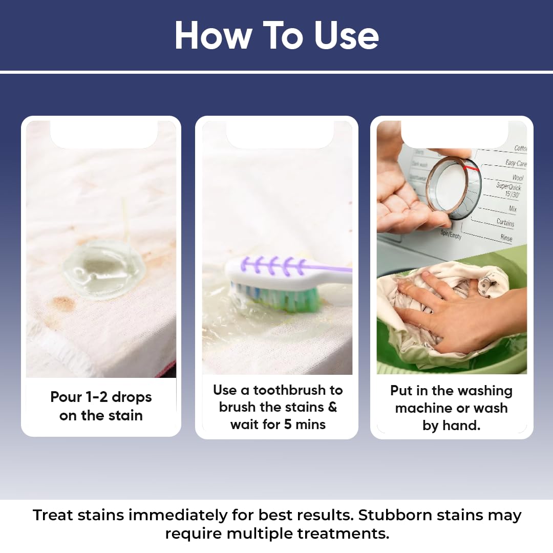 Specialist Stain Remover for Make-up, Pen, Ink, Cuff & Collar Stains |50 ml