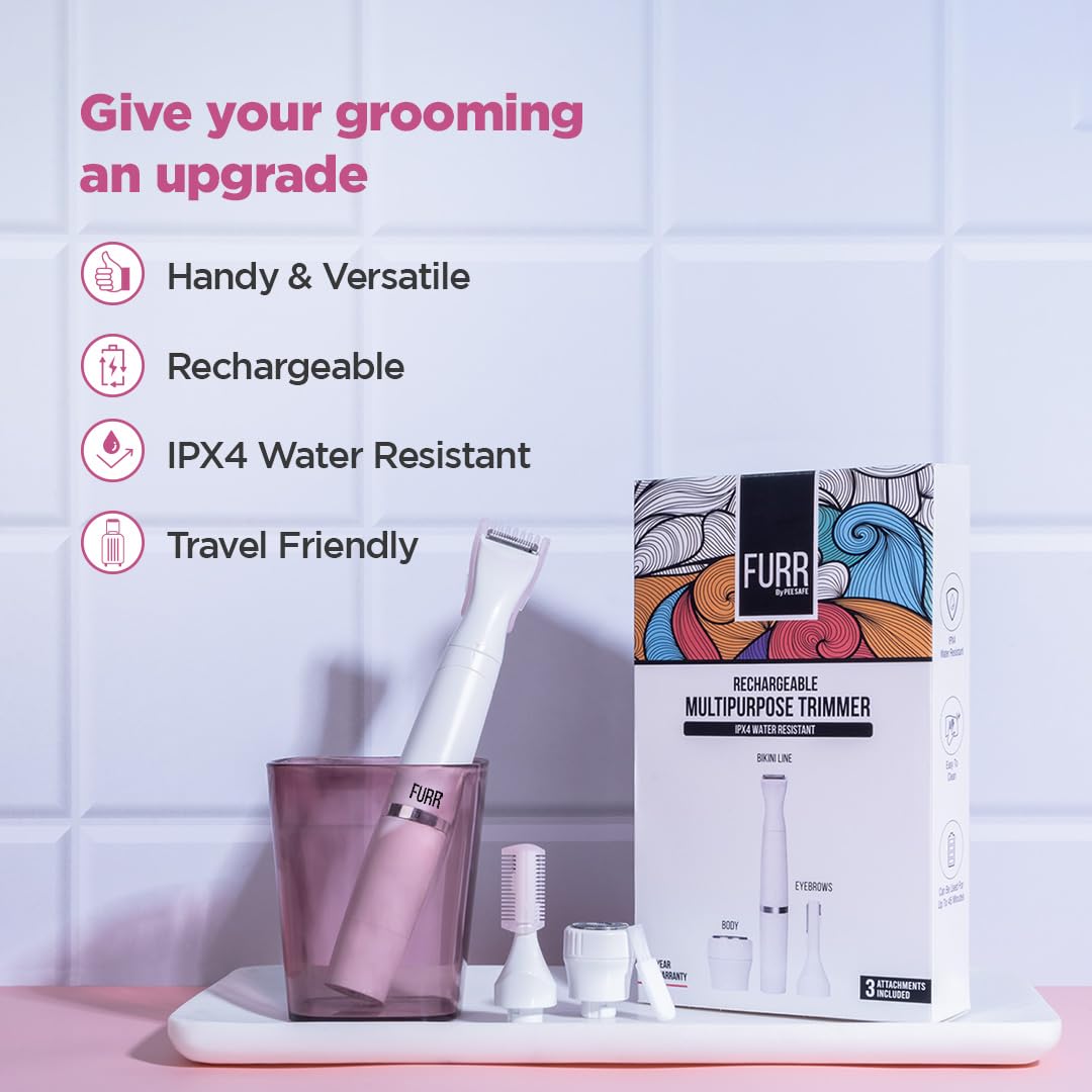 Furr Women Rechargeable Multipurpose Trimmer (1 Year Warranty)