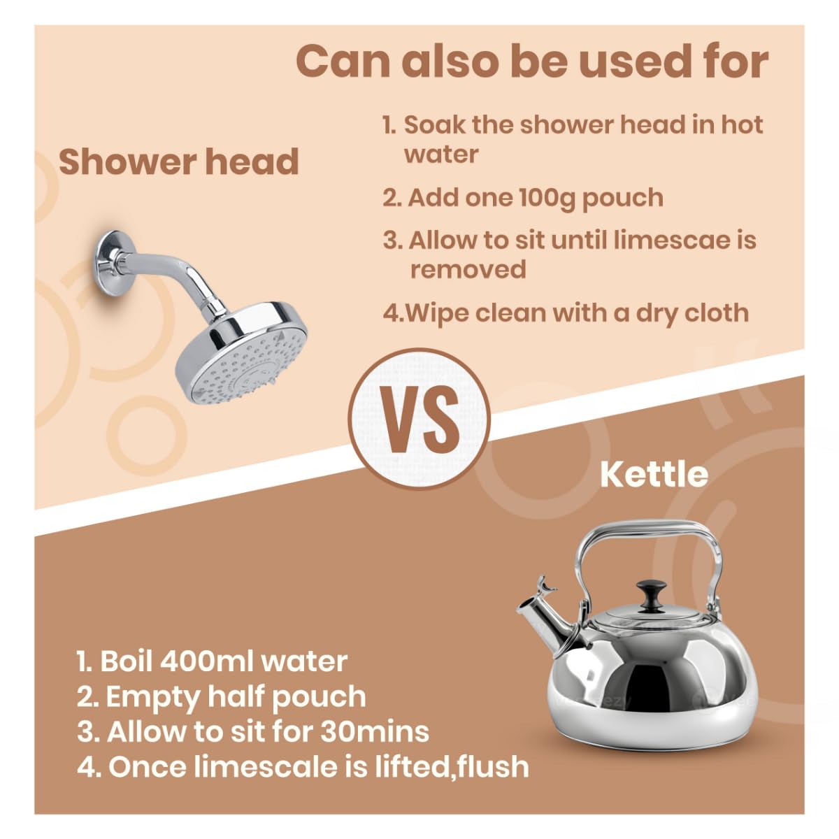 Koparo Multi-Use Appliance Descaler | Pack of 4-100g each