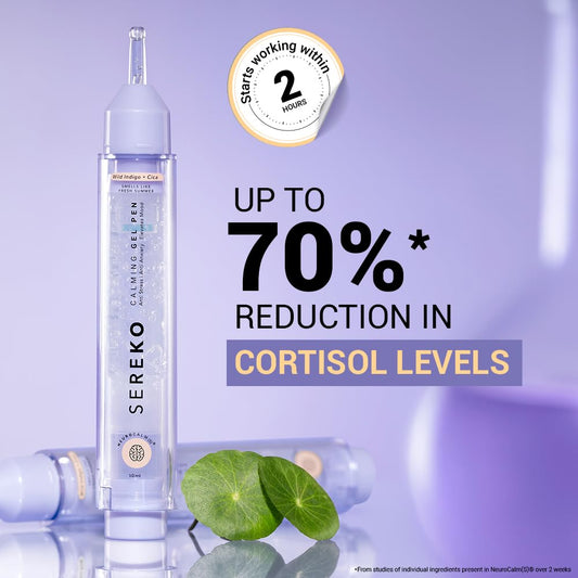 SEREKO Calming Under Eye Gel Pen for Dark Circles, Puffiness & Stress Reduction