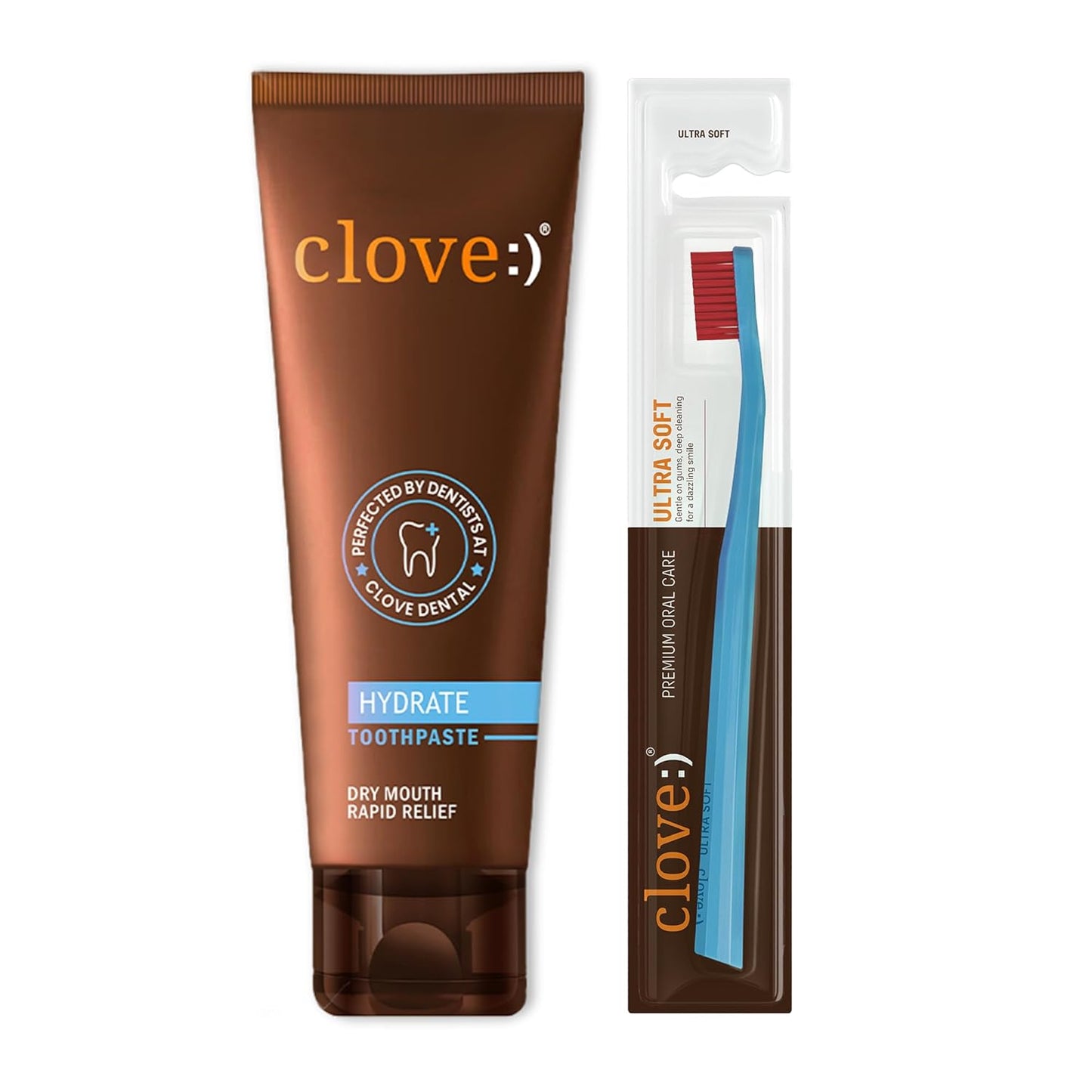Clove Combo Offer -  Toothpaste & ultra soft toothbrush Combo - 2 Variant Available