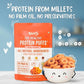 Troovy Healthy High Protein Puffs | Tangy Tomato Flavour | Pack of 3 (3 X 80 gm)