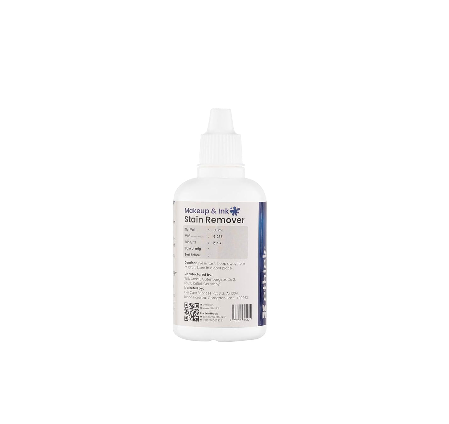 Specialist Stain Remover for Make-up, Pen, Ink, Cuff & Collar Stains |50 ml