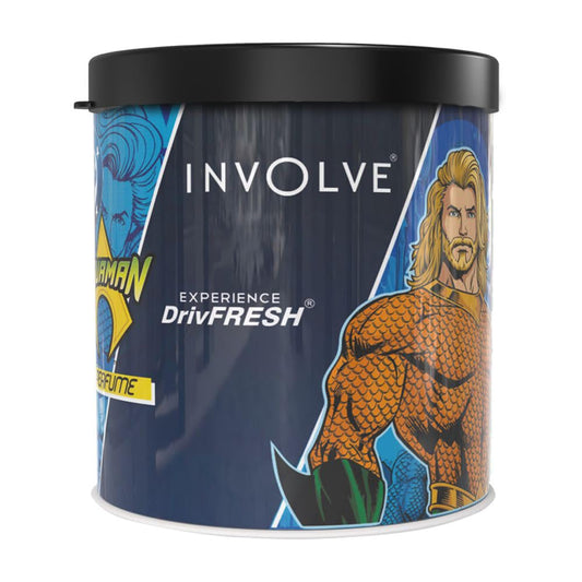 Involve Your Senses Aquaman Tin Can Fiber Car Perfume | 40gm