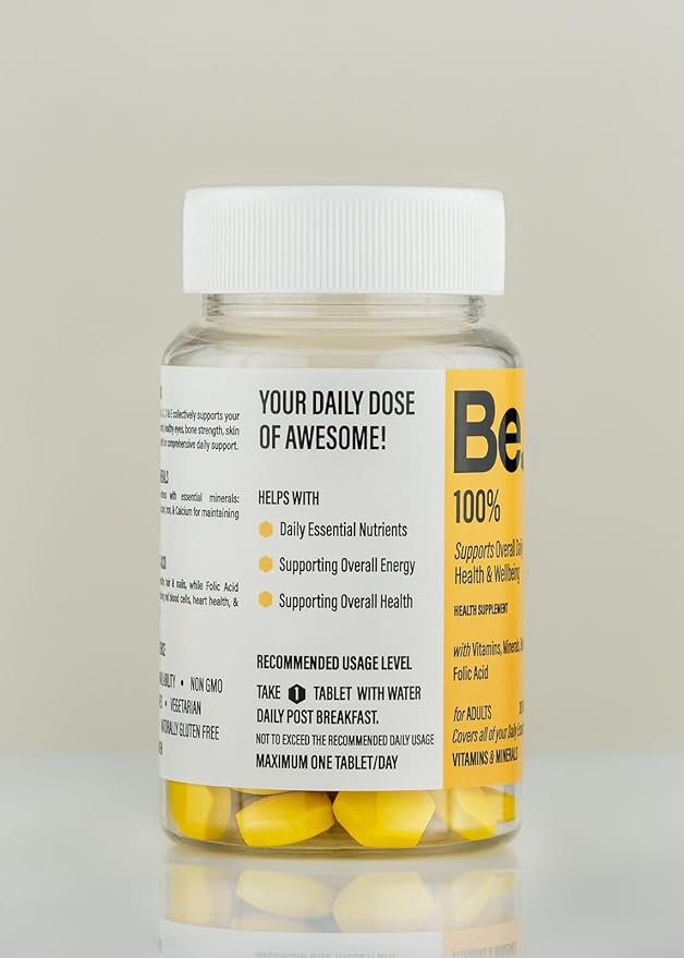 Be. 100% Daily Multivitamin Tablet | 30 Tablets