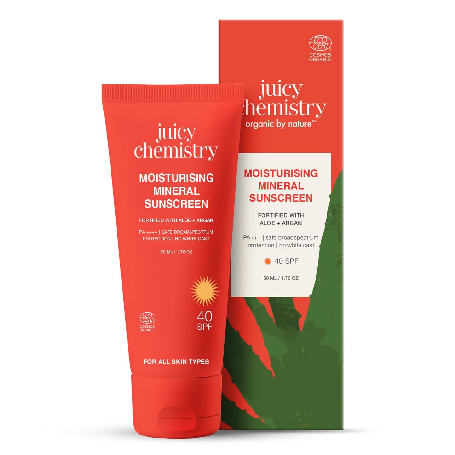 Moisturising Mineral Sunscreen SPF 40, PA++++ ( 50g )