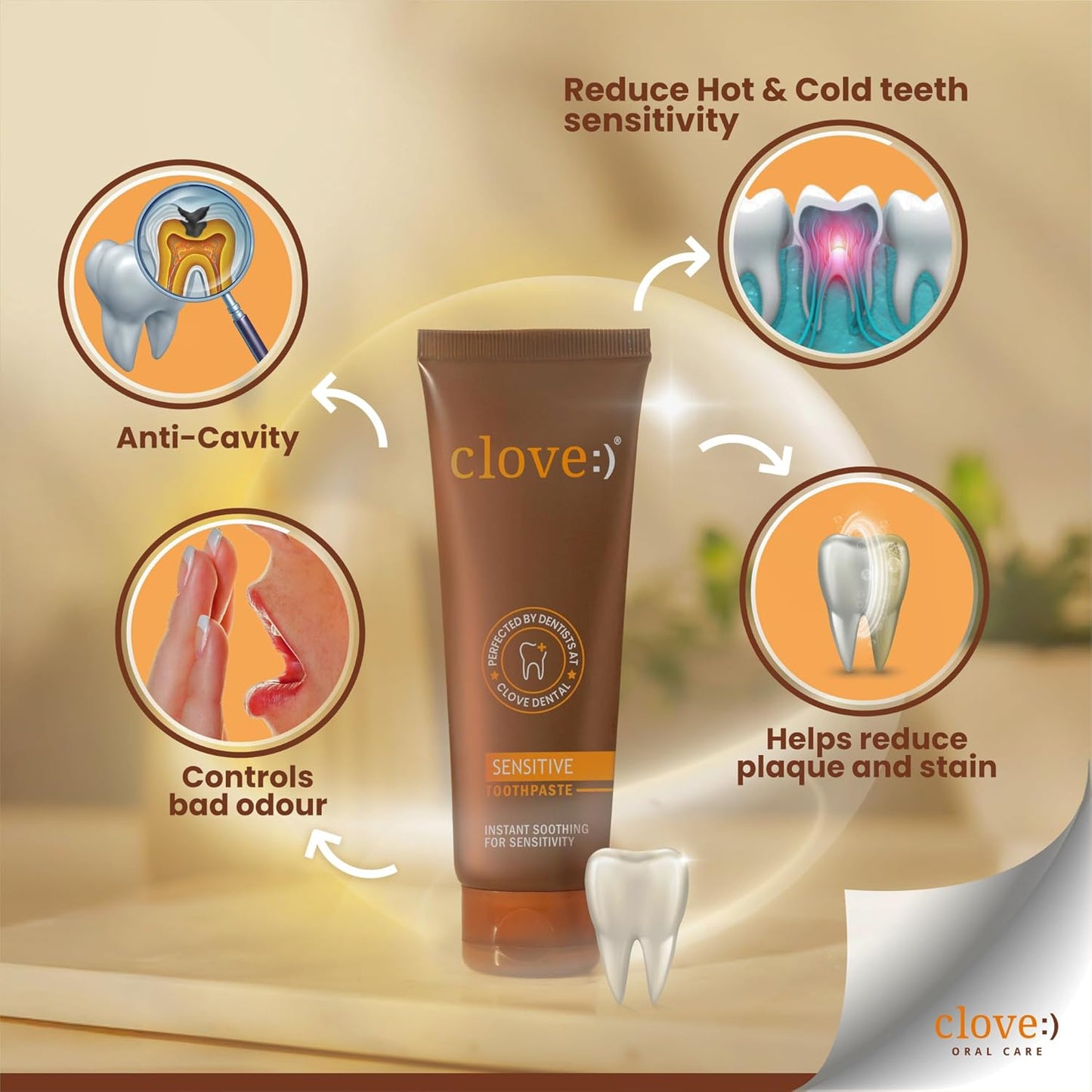 Clove Combo Offer -  Toothpaste & ultra soft toothbrush Combo - 2 Variant Available