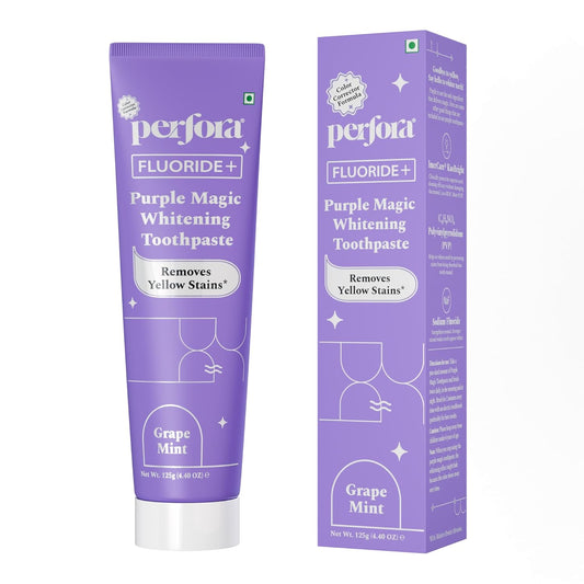 Purple Whitening Toothpaste-125g I v34 Colour Corrector For Teeth