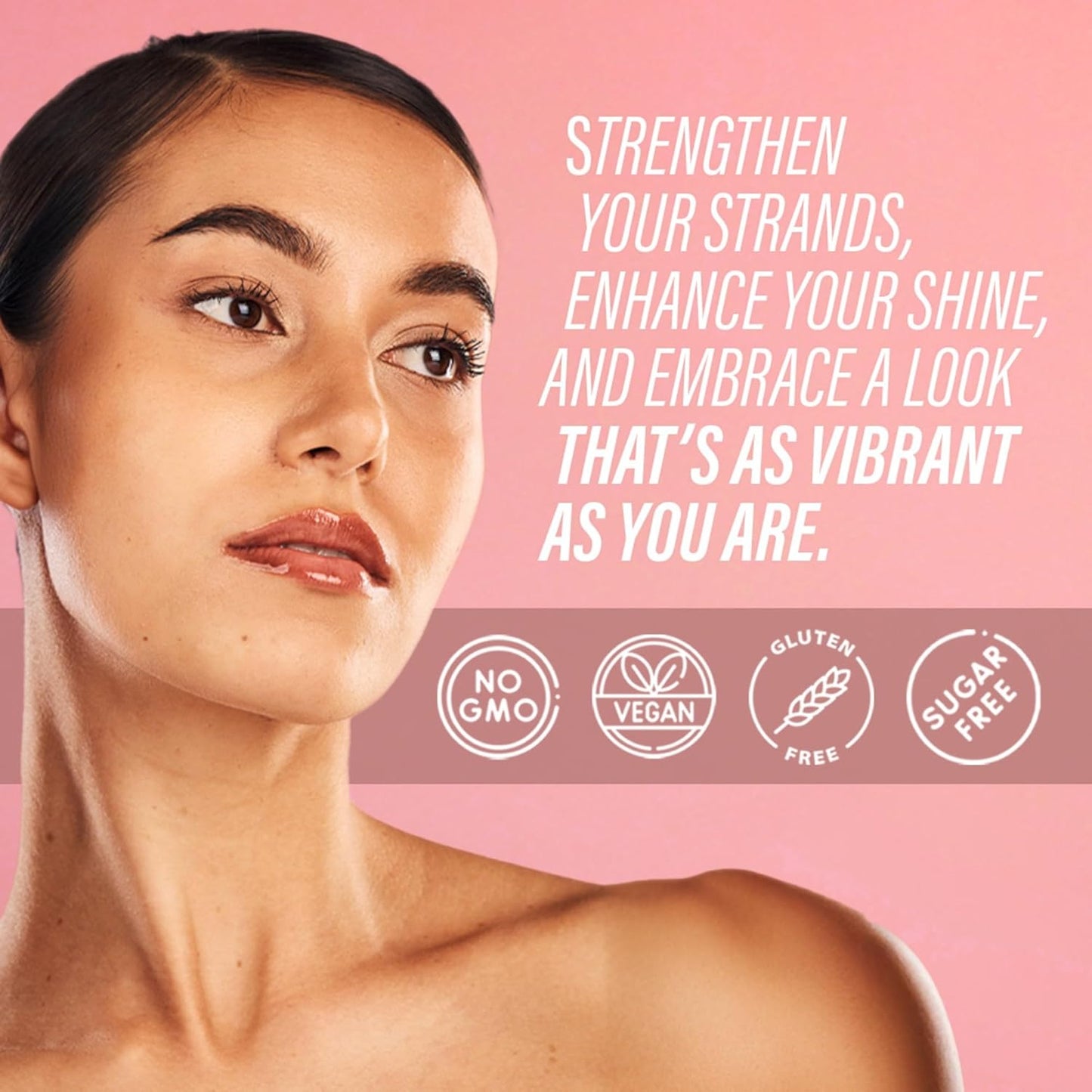 Be. Glossy Hair Supplements | For Hair Growth & Nail Strength| 60 Capsules