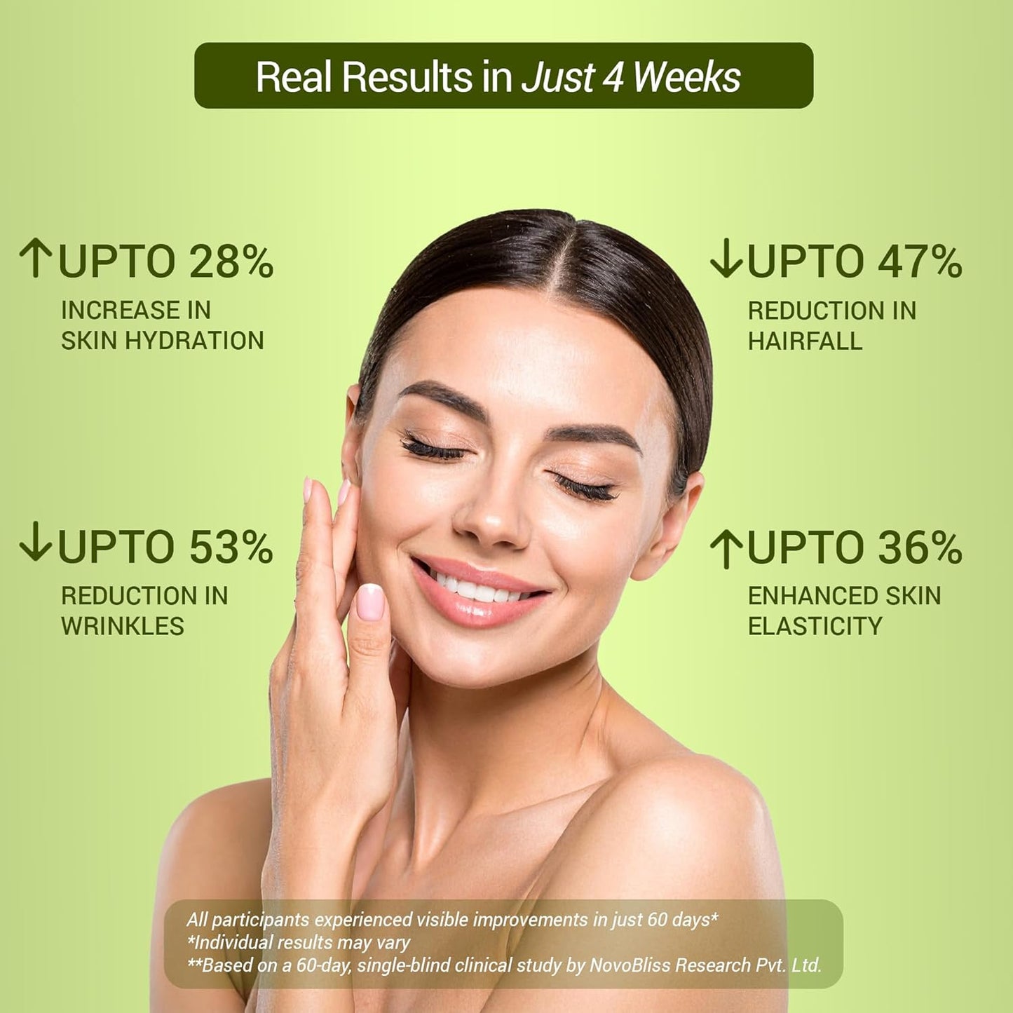 Be. Veg Collagen Powder for Women & Men | For Skin Glow, Hydration, Hair & Nail Health | 300g Mix-Fruit Flavour