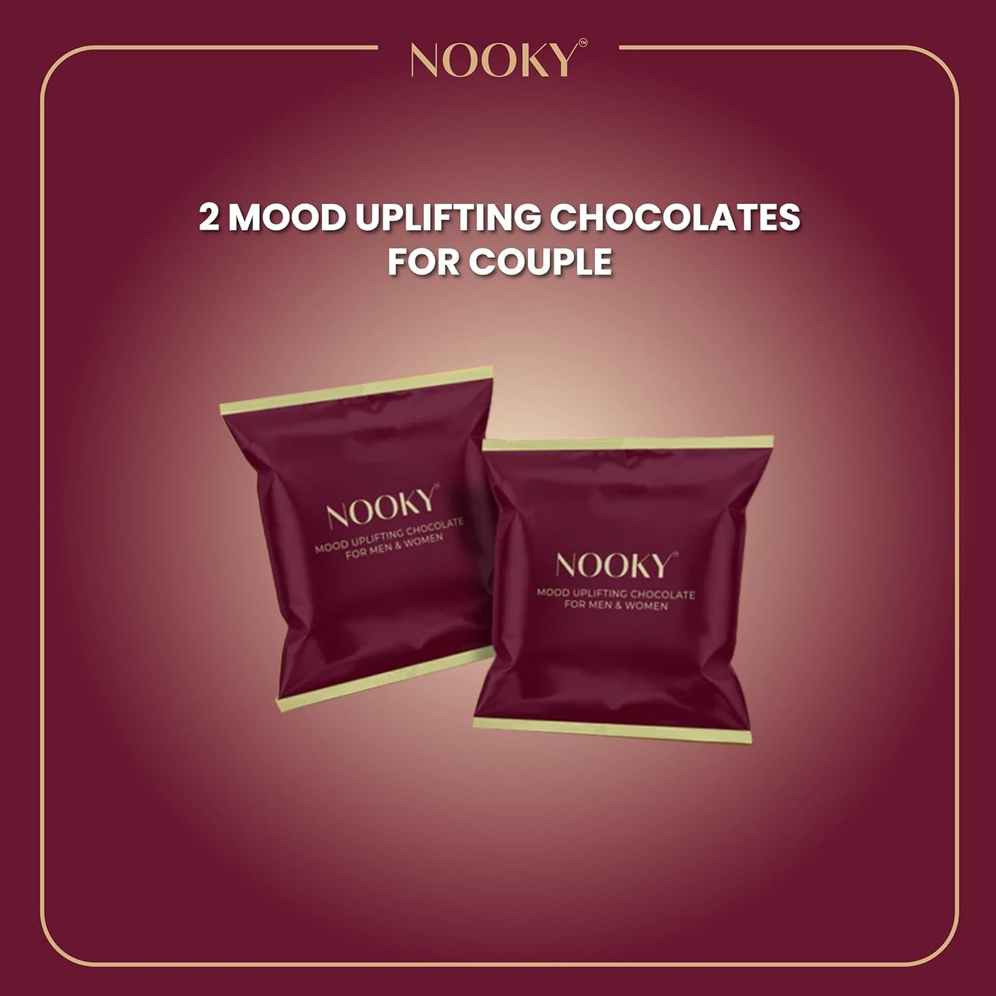 Nooky Mini Bites I Dark Chocolate | 2 pcs | 20g Pack Bars  (20 g)