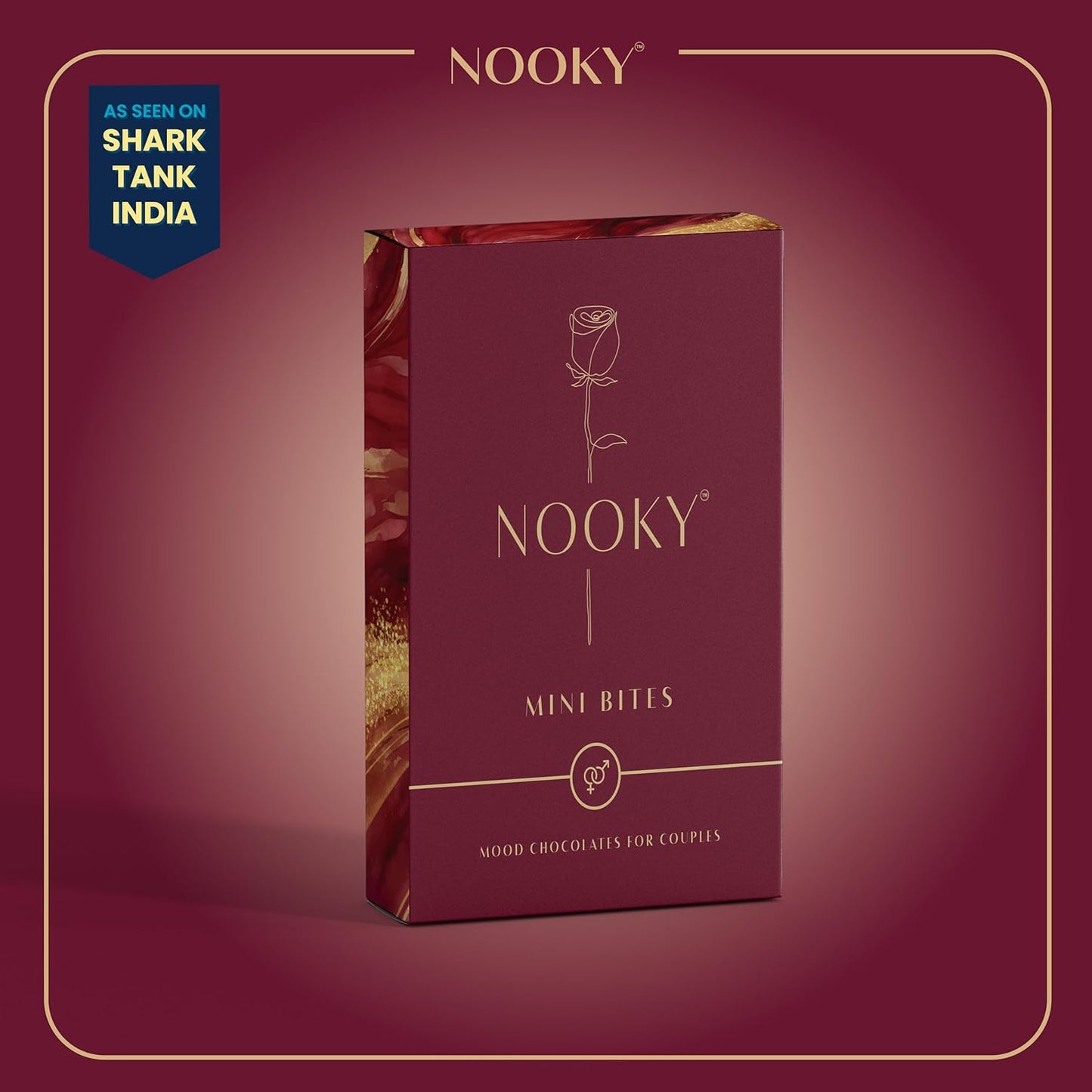 Nooky Mini Bites I Dark Chocolate | 2 pcs | 20g Pack Bars  (20 g)