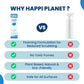 Happi Planet | Tap Cleaner & Limescale Remover |Suitable for Bathroom, Tap, Shower, Tiles, Mirror| 500ml