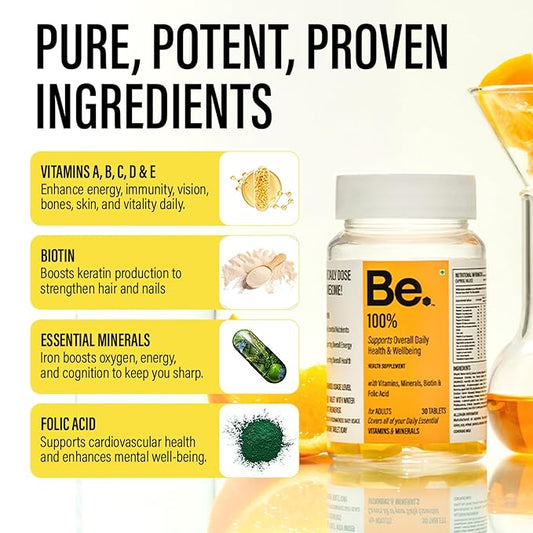 Be. 100% Daily Multivitamin Tablet | 30 Tablets