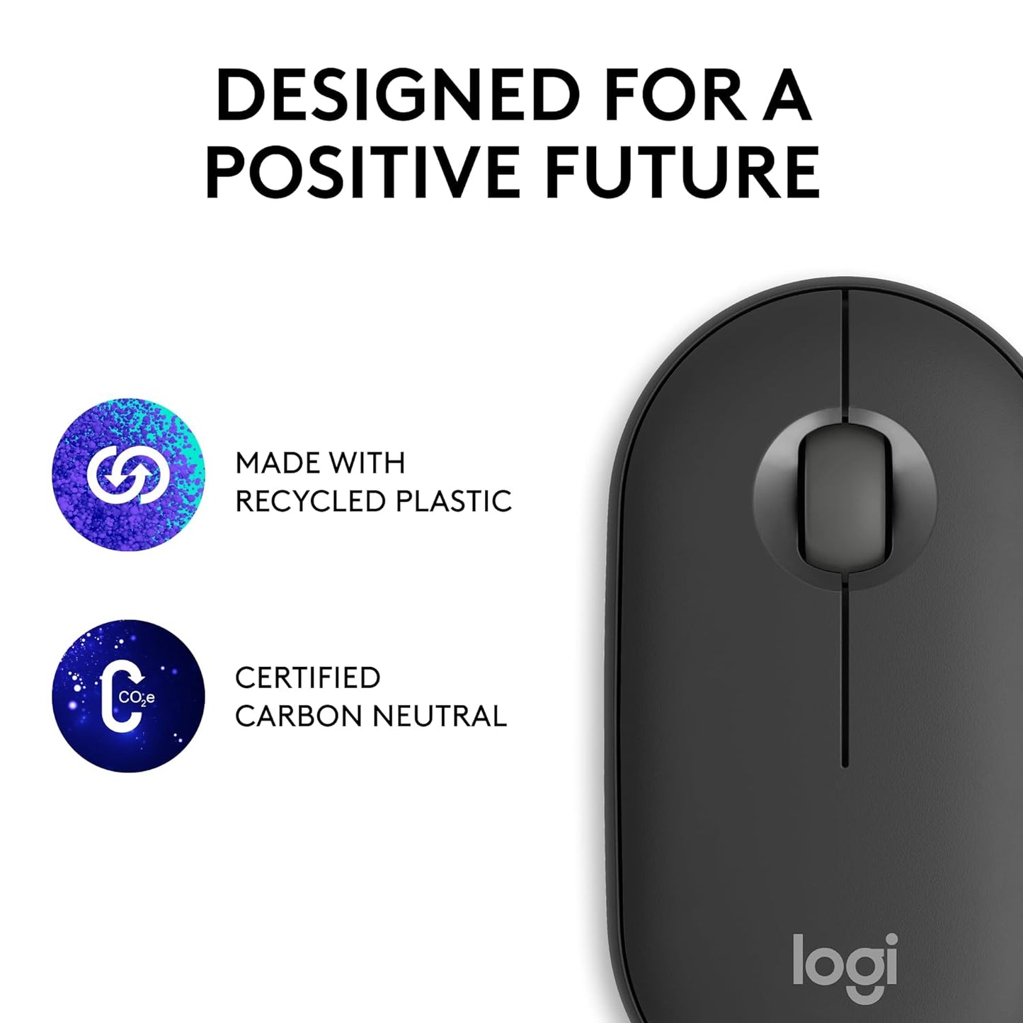 Logitech Pebble Mouse 2 M350s ( Graphite )