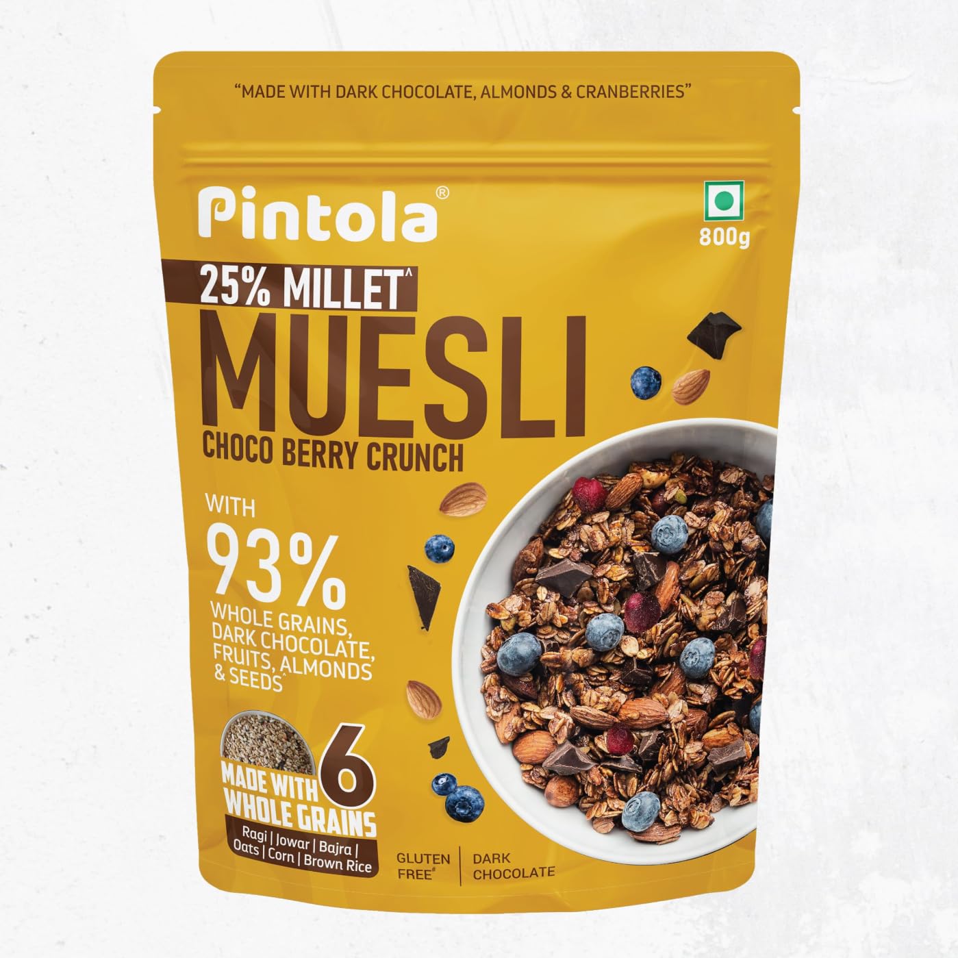 Pintola Dark Chocolate & Cranberry Muesli ( 800g )