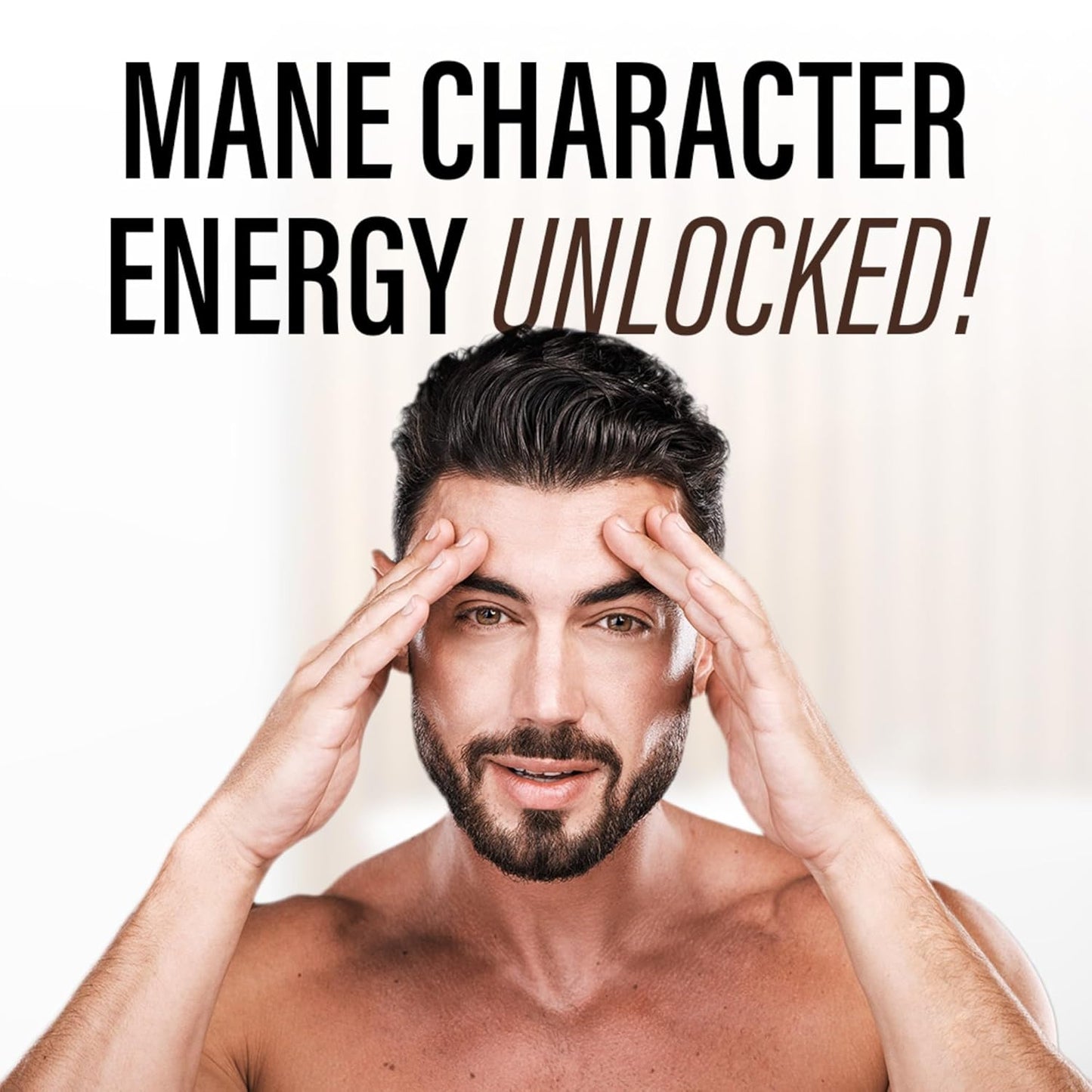 Be. Handsome Biotin Tablets for Hair Growth & Beard Enhancement for Men | 60 Capsules