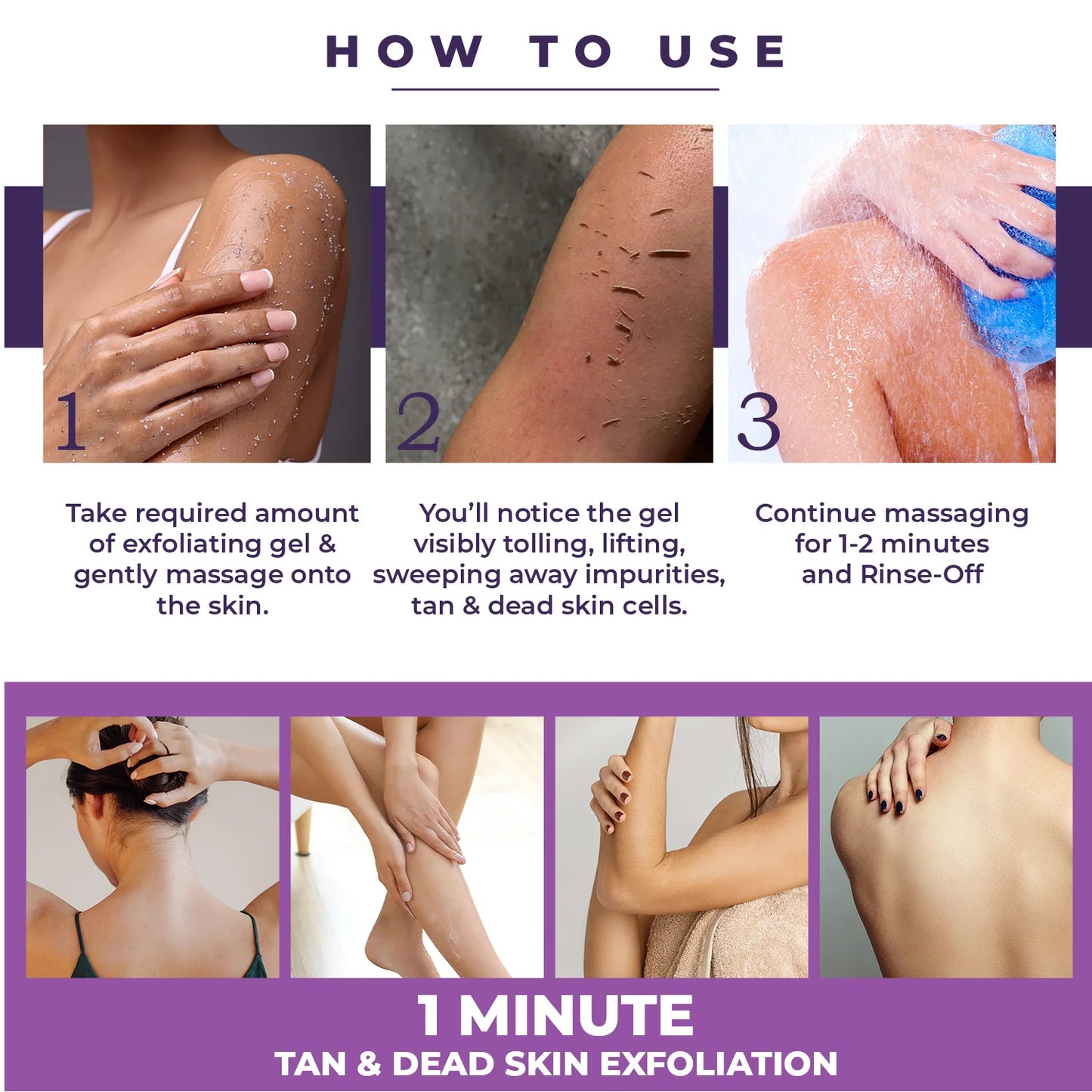 Sanfe Instant Tan & Dead Skin Removal Exfoliating Gel | 200gm