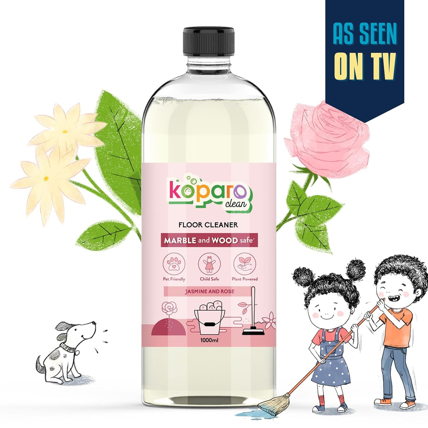 Koparo Natural Disinfectant Floor Cleaner Liquid | 1000ml