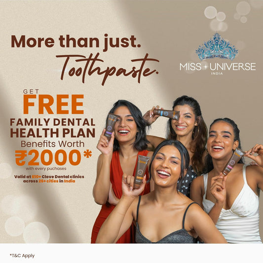 Clove Combo Offer -  Toothpaste & ultra soft toothbrush Combo - 2 Variant Available