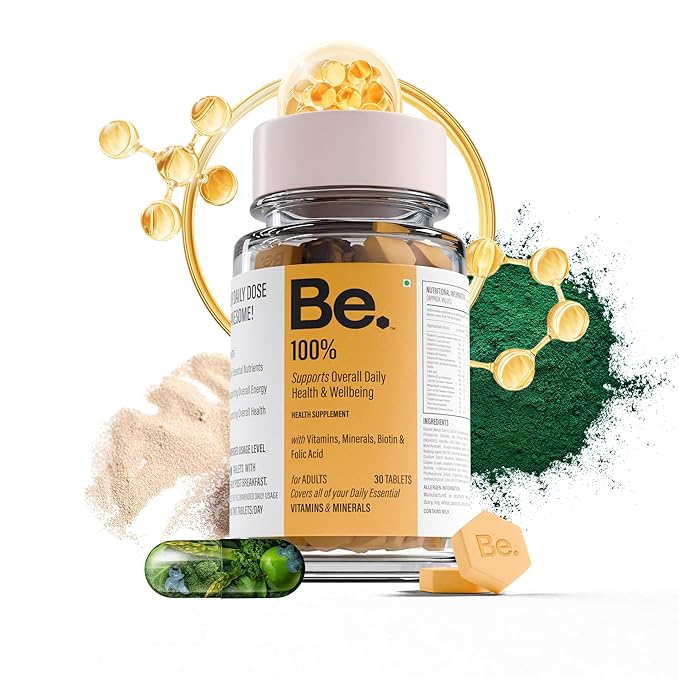 Be. 100% Daily Multivitamin Tablet | 30 Tablets