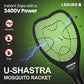 UShastra Mosquito Racket Bat | Rechargeable Electric Fly Swatter I Shock Proof Racket