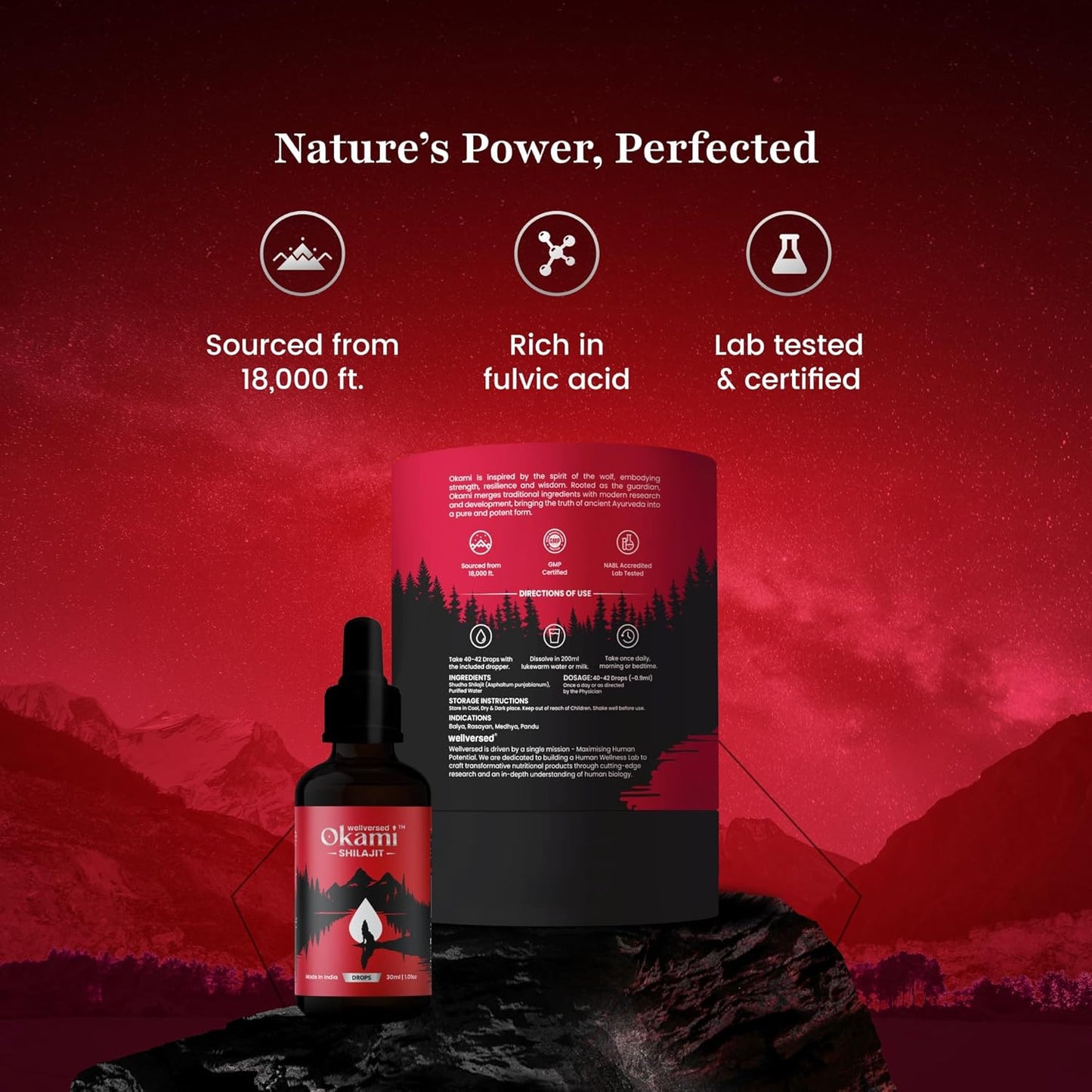 Shilajit/Shilajeet Drops (30 Servings)