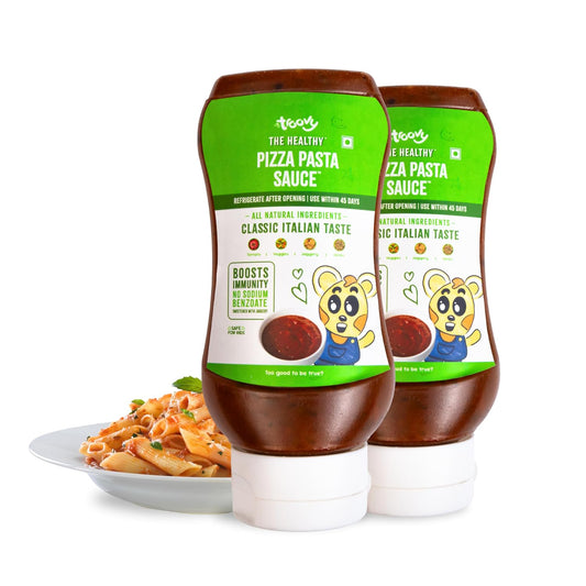 Healthy Sauce Dips Spread (Pizza Pasta. Tomato Ketchup) 340 Ml ( Pack Of 2