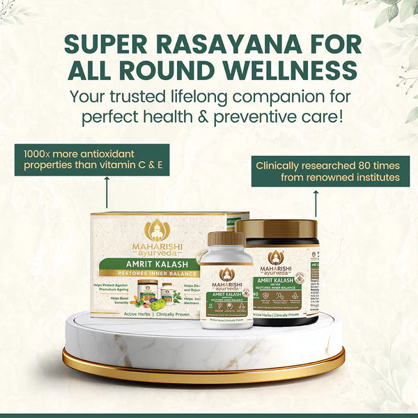 Maharishi Ayurveda Amrit Kalash – Ayurvedic Immunity Booster (Combo Pack)
