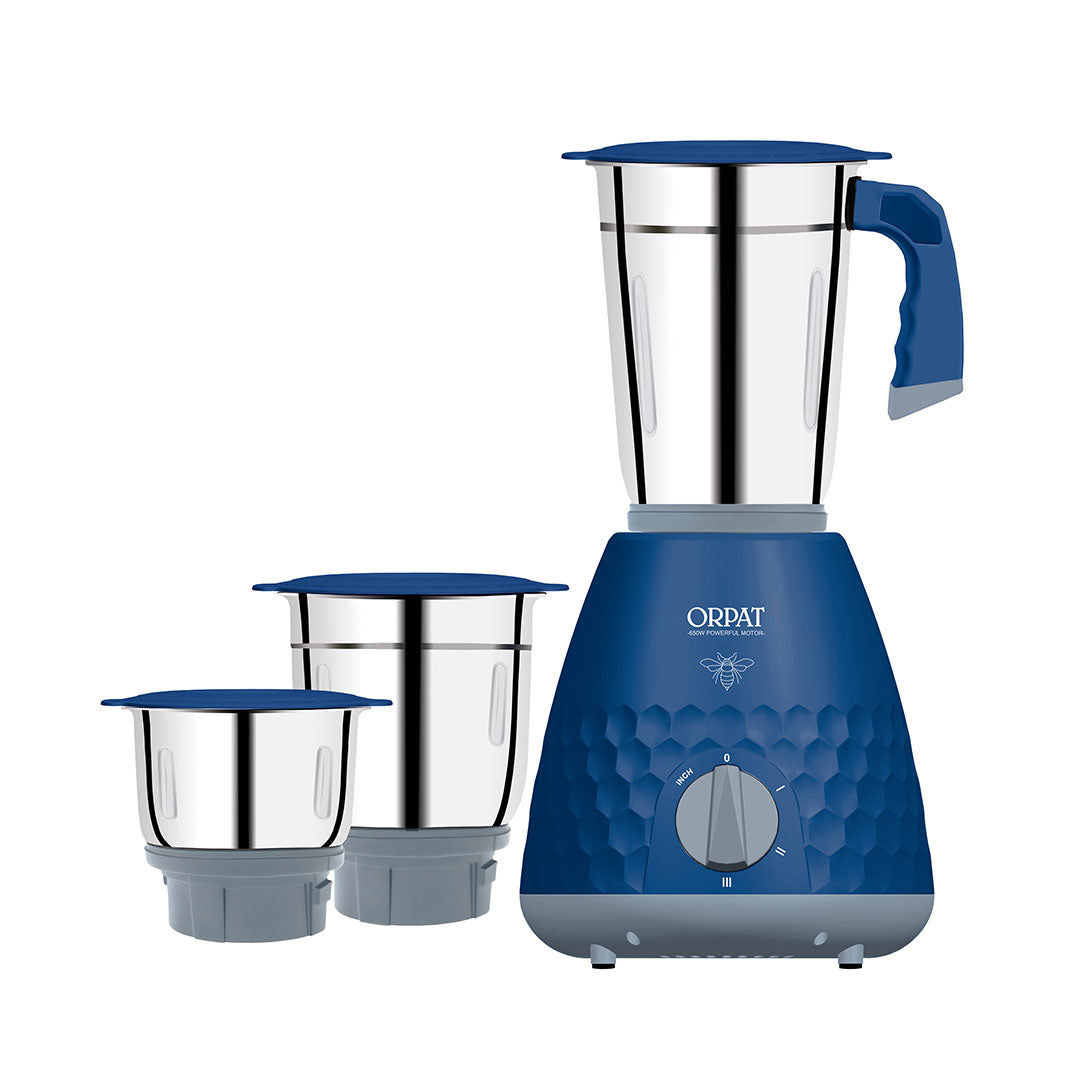 650W Mixer Grinder ( 3 Jars + Free Hand Blender )