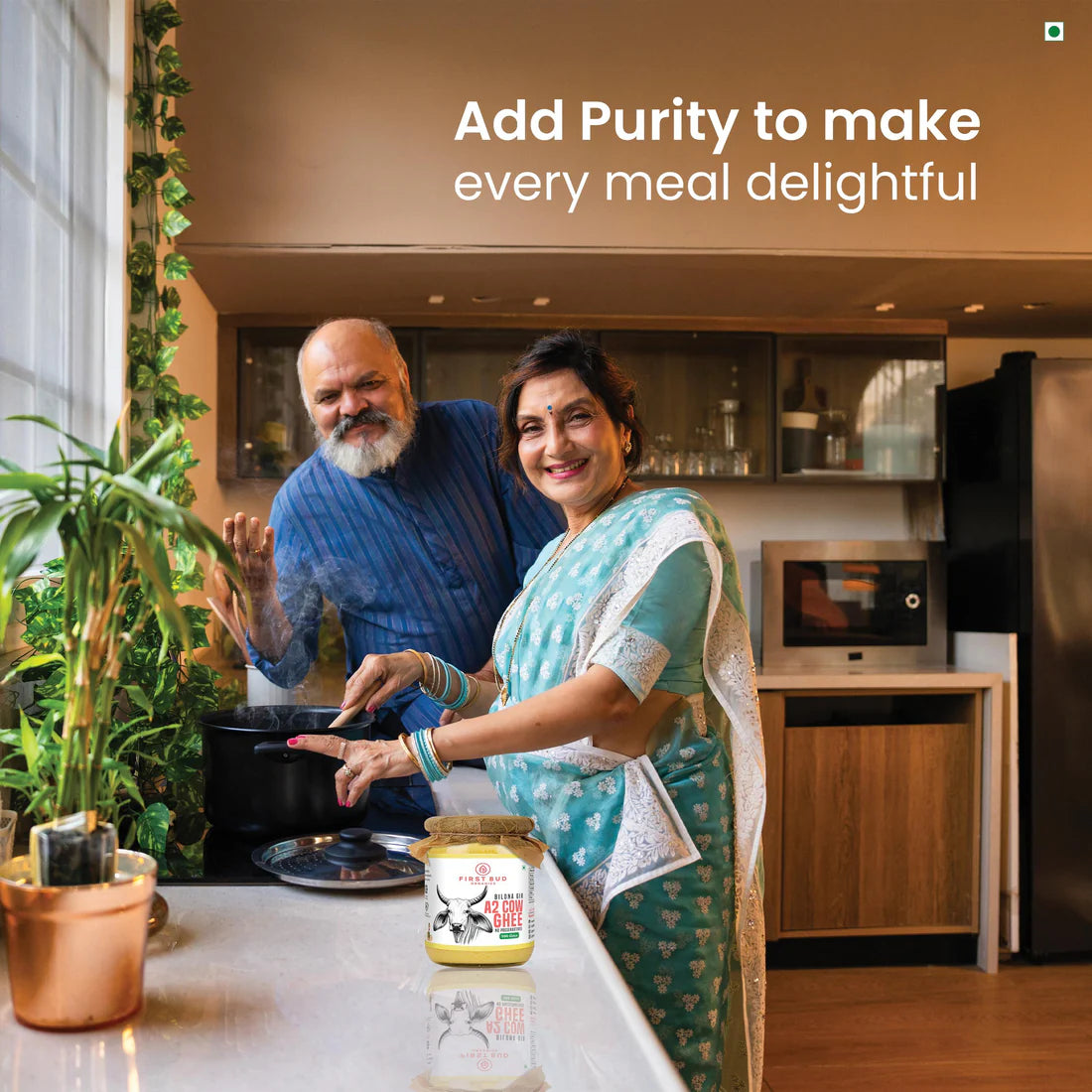 First Bud Organics Bilona Gir A2 Cow ghee -500ml