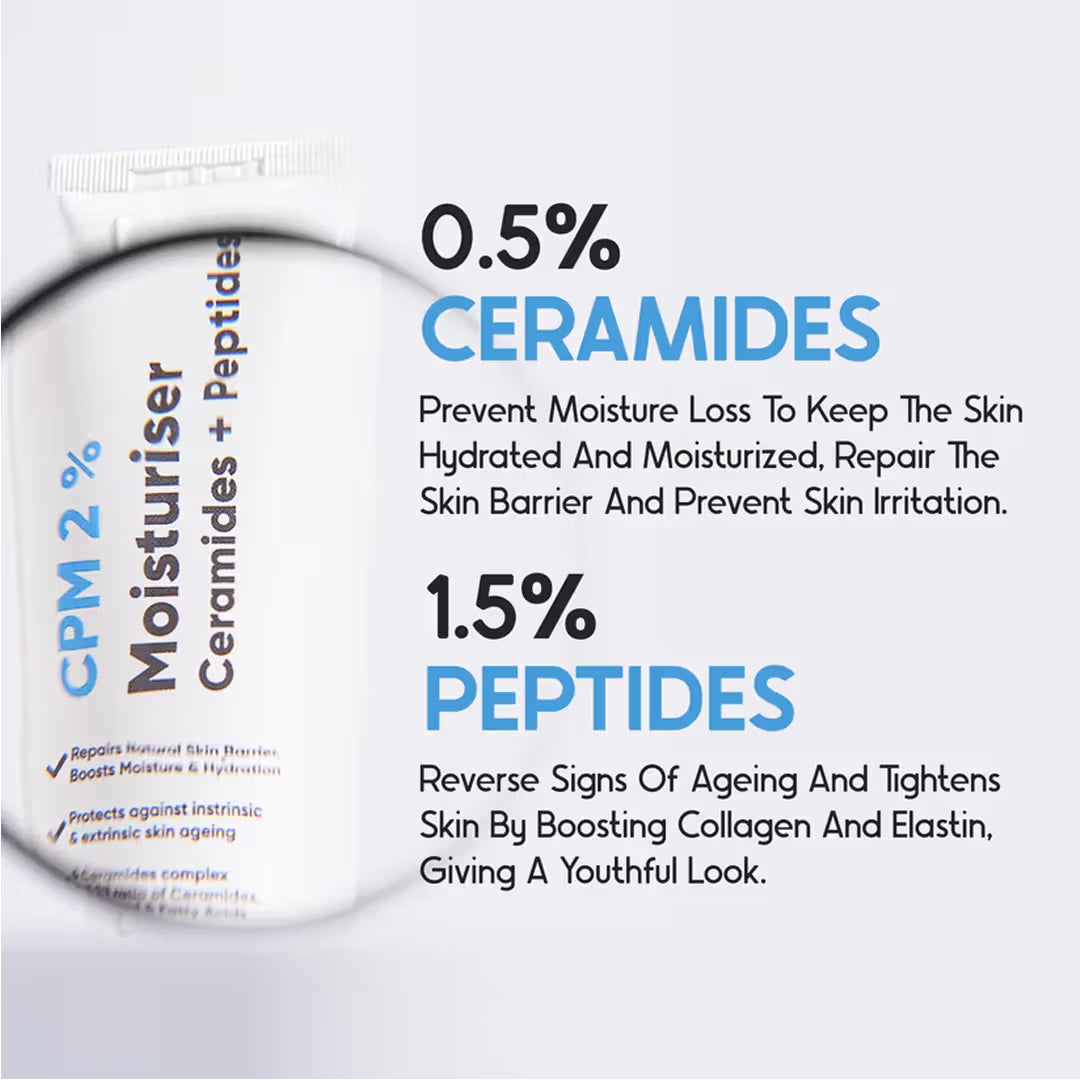 Cos-IQ CPM 2% Ceramides & Peptides Moisturizer (100ml)