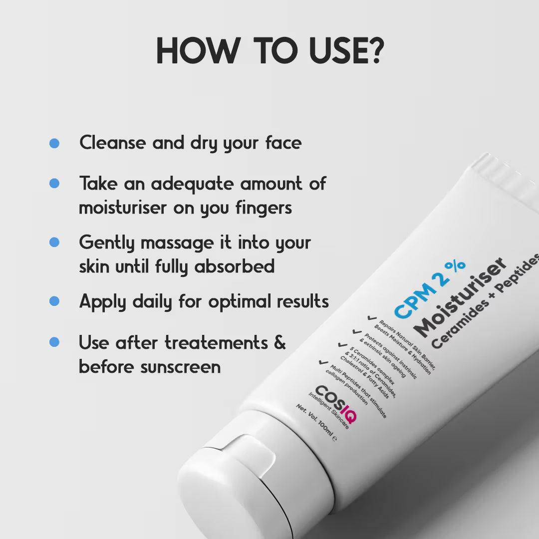 Cos-IQ CPM 2% Ceramides & Peptides Moisturizer (100ml)