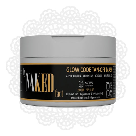 By naked fact Glow code tan-off mask | 200g